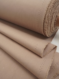 Хлопковый Твил цв.Т.песочно-кофейный, ш.1.6м, хлопок-100%, 180гр/м.кв