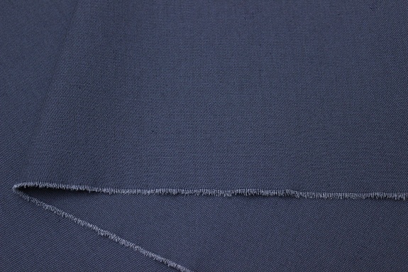 Саржа цв.Темный серо-синий, ш.1.5м, хлопок-100%, 260гр/м.кв