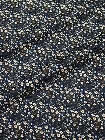 Импорт. хлопок "Гермиона" цв.чернильно синий, ш.1.45м, хлопок-100%, 105гр/м.кв