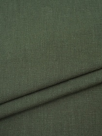 Мерный лоскут (ткань в отрезах) Крапива Рами (Ramie)-диагональ, цв.Темный серо-зеленый, ш.1.4м, крапива-100%, 240гр/м.кв