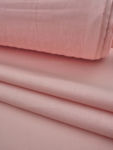 Поплин цв.Розово-бежевая пудра,  ш.2.2м, хлопок-100%, 105гр/м.кв