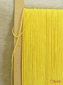 Шнур цв.бледно-желтый, 2мм, хлопок-100%
