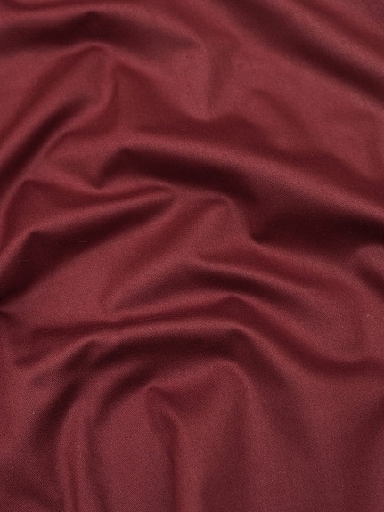 Сатин цв.Темный бордово-терракотовый, СОРТ2, ш.2.2м, хлопок-100%, 135гр/м.кв