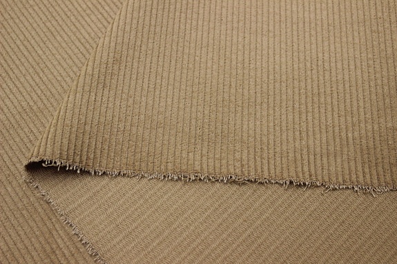 Вельвет цв.Песочно-коричневый, ш.1.5м, хлопок-100%, 315гр/м.кв