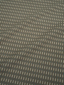 Теплый хлопок "Пирамидки - елочки (васильково голубой/молочный)" цв.св.кофейно-ореховый, ш.1.5м