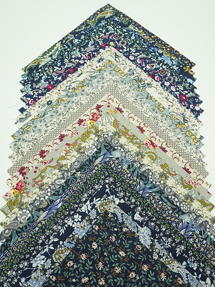 Набор тканей для рукоделия "Импортный хлопок: Архелия", 20*20 см, 25 шт