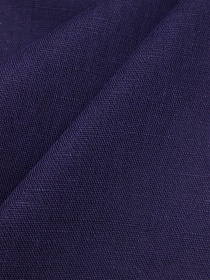 Полулен цв.Чернильно-фиолетовый флер, ш.1.5м, лен-56%, хлопок-44%, 150гр/м.кв