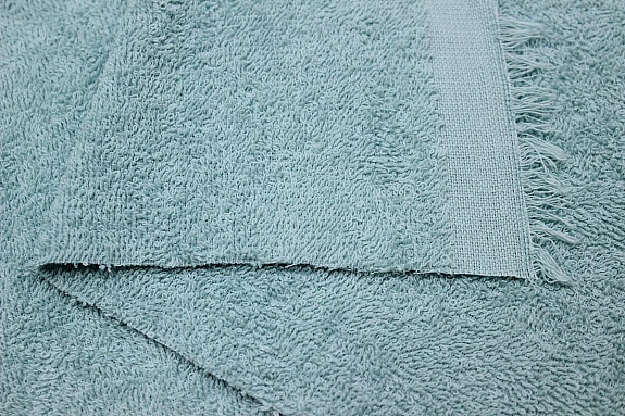 Махровая ткань цв.Св.сине-зеленая дымка, ш.1.5м, хлопок-100%, 350гр/м.кв