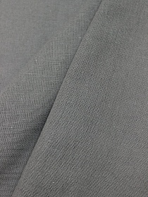 Полулен с умягчением цв.Темно-серый с зеленым оттенком, СОРТ2, ш.1.5м, лен-30%, хл-70%, 147гр/м.кв