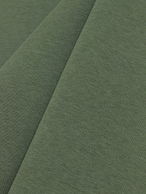 Футер 3-х нит. начес цв.Темно-эвкалиптовый, ш.1.8м, Пенье, хлопок-65% п/э-35%, 350гр/м.кв