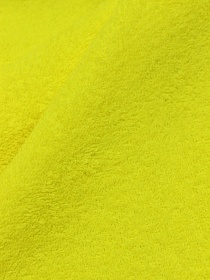 Махровая ткань цв.Лимонный, ш.1.5м, хлопок-100%, 350гр/м.кв