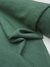 Лен костюмный с эффектом мятости цв.Сибирский кедр, ш.1.45м, лен-100%, 250гр/м.кв