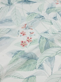 Перкаль "Летняя прохлада - листья", (комп), ш.2.35м, хлопок-100%, 110гр/м.кв