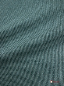 Джинс с ворсом цв.Темный серо-зеленый флер, ш.1.5м, хлопок-100%, 330гр/м.кв