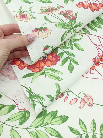 Полулен "Рябина", ш.1.5м, лен-30%, хлопок-70%, 140гр/м.кв