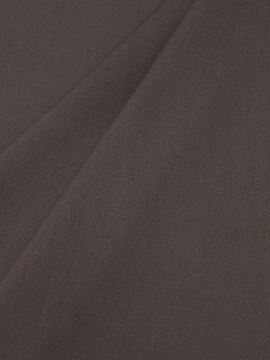 Штапель цв.Темный кофейно-серый с оливковым оттенком, ш.1.45м, вискоза-100%, 110гр/м.кв 