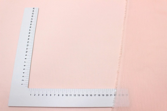 Фактурный хлопок "Полоски" цв.бледно-лососевый, ш.1.45м, батист, хлопок-100%, 60гр/м.кв