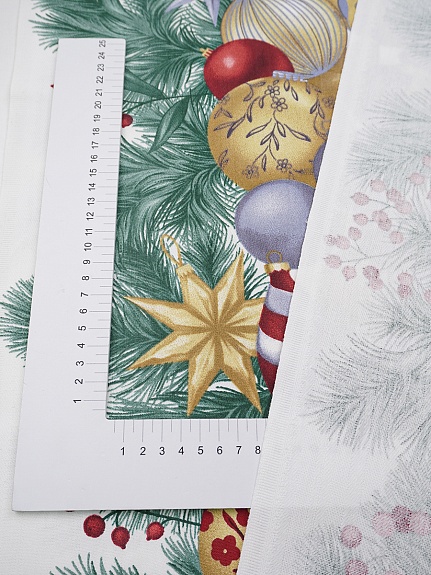 Дорожка "Золотые игрушки", ш.0.5м, хлопок -100%, 228гр/м.кв