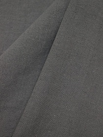 Полулен костюмный с эффектом мятости цв.Графитово-серый, ш.1.52м, хлопок-70%, лен-30%, 170гр/м.кв