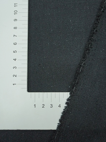 Башмачное полотно цв.Черный с синим оттенком, ш.1.57м, хлопок-100%, 335гр/м.кв