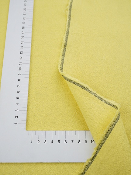 Крапива Рами (Ramie) с хлопком цв.Банановый, СОРТ2, ш.1.35м, крапива-50%, хл-50%