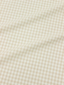 Вареный (стираный) хлопок "Клетка (0.4*0.4см)" цв.бежево-молочный, ш.2.5м, хлопок-100%, 115гр/м.кв