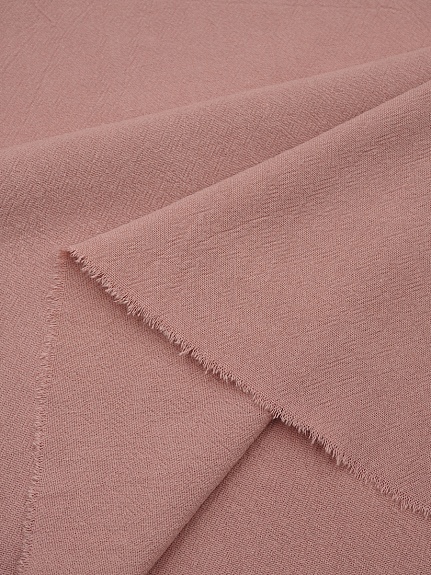 Мерный лоскут Хлопок крэш цв.Пыльный розово-бежевый, ш.1.4м, хлопок-100%, 155гр/м.кв