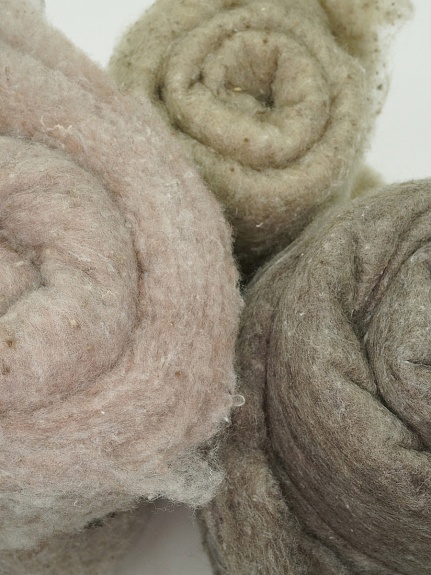 Комплект лоскута 1кг Шерстяное термополотно (верблюжья шерсть)