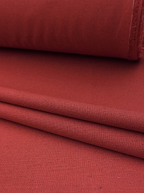 Полулен постельный цв.Винтажный бордово-красный, ш.2.2м, лен-30%, хлопок-70%, 155гр/м.кв