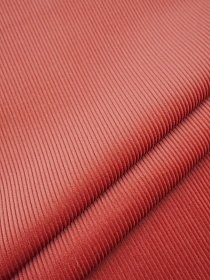 Вельвет цв.Красно-терракотовый, ш.1.5м, хлопок-100%, 340гр/м.кв