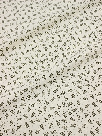 Плательный хлопок "Алгома" цв.коричневый хаки, ш.1.53м, хлопок-100%, 125гр/м.кв