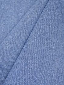 Вареный (стираный) хлопок цв.Голубой джинс меланж, ш.2.5м, хлопок-100%, 125гр/м.кв