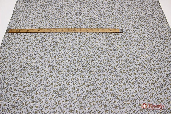 Плательный хлопок "Есения"цв.серый, ш.1.42м, хлопок-100%, 115гр/м.кв