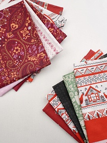 Комплект лоскута 0,5кг Платки (головные и носовые)