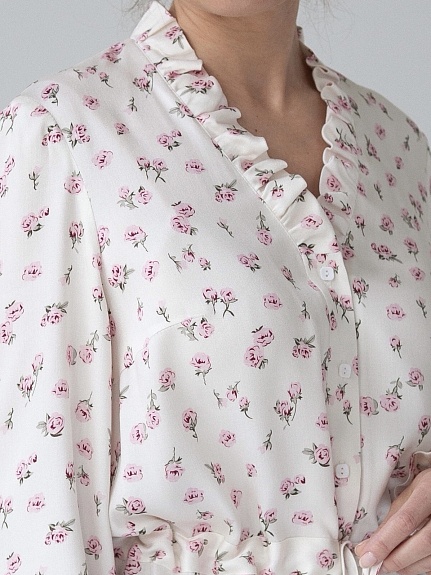 Блуза из Вискозного атласа "Воздушная нежность"