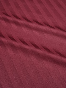 Сатин-страйп цв.Бордово-красный (1см*1см), ш.2.2м, хлопок-100%, 135гр/м.кв