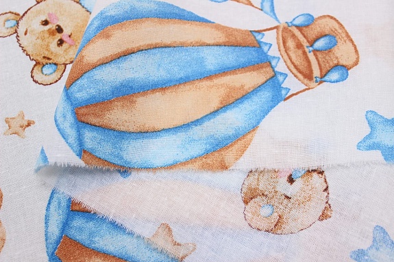 Перкаль "Встреча со звездами", ш.1.5м, хлопок-100%, 105гр/м.кв