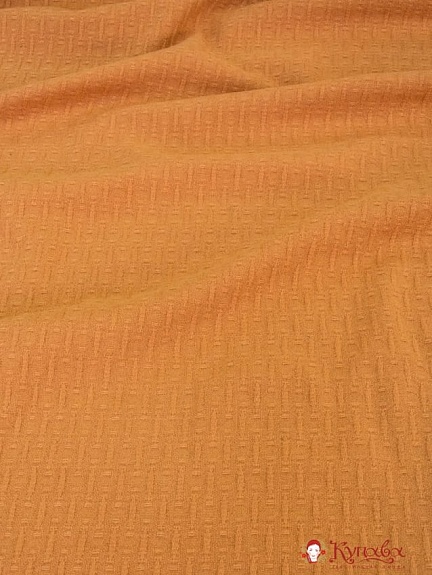 Ткань пальтовая шерстяная, цв.Оранж, ш. 1.5 м, шерсть-87%, ПА-13%
