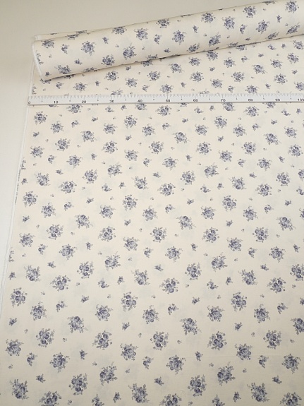 Хлопок Персик "Облачко роз", ш.2.5м, хлопок-100%, 130гр/м.кв