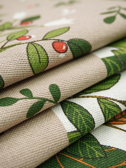 Рогожка "Мурмурвиль", ш.1.5м, хлопок-100%, 165гр/м.кв, раппорт 63см