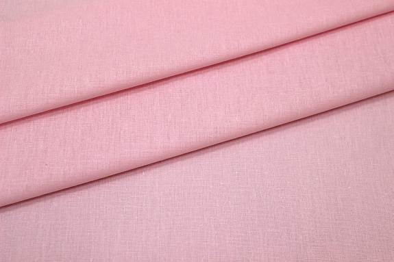 Поплин цв.Нежно-розовый, ш.1.5м, хлопок-100%, 110гр/м.кв