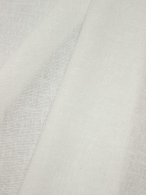 Лен с вискозой с эффектом мятости цв.Белый, ш.1.45м, лен-55%, вискоза-45%, 205гр/м.кв