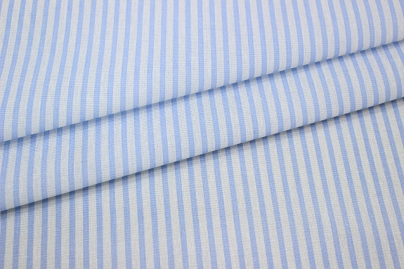 Бязь "Небесно-голубая полоска", ВИД2, СОРТ2, ш.1.5м, хлопок-100%, 110гр/м.кв