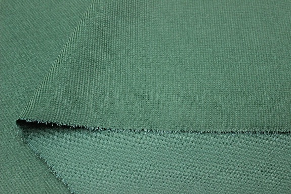 Микровельвет цв.Зеленый нефрит, СОРТ2, ш.1.47м, хлопок-100%, 180гр/м.кв
