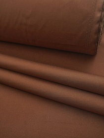 Импортный хлопок цв.Глиняно-коричневый, ш.1.55м, хлопок-100%, 115гр/м.кв