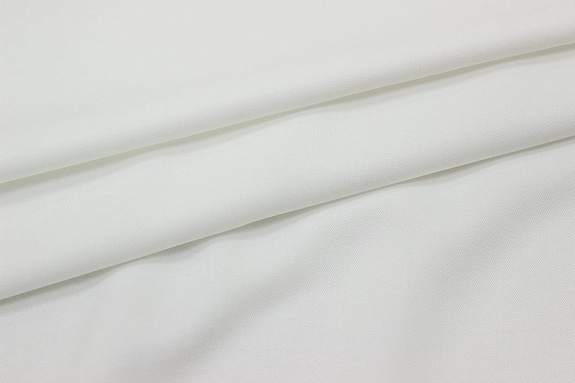 Плательная вискоза цв.Белый, ш.1.45м, вискоза-100%, 200гр/м.кв