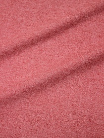 Теплый хлопок меланж цв.Кораллово-красный, ш.1.5м, хлопок-60%, п/э-40%, 160гр/м.кв
