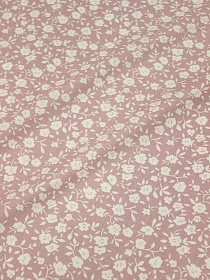 Муслин Премиум двухслойный гладкий "Нежные грезы" цв.пыльно-розовый, ш.2.5м, хлопок-100%, 130гр/м.кв