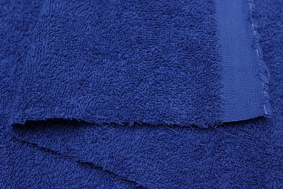 Махровая ткань цв.Джинсово-синий-2, ш.1.5м, хлопок-100%, 350гр/м.кв