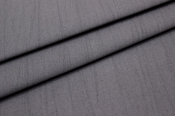 Хлопколен винтаж (жгутовое окраш) цв.Графитово-серый с фиолетовым оттенком, ш.1.5м, лен-15%, хл-85%